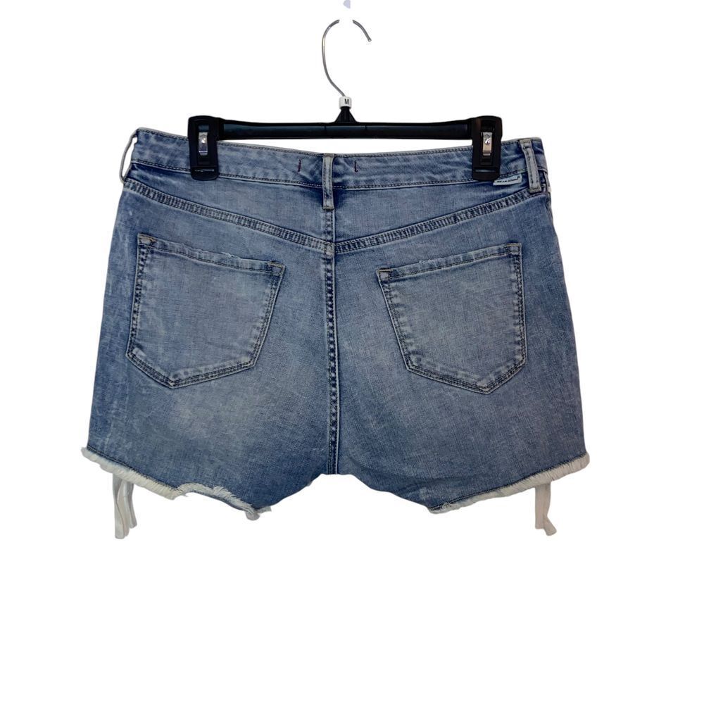 Dear John Distressed‎ Denim Shorts Lace-Up Side Detail Heart of the City Size 28 - Picture 2 of 10
